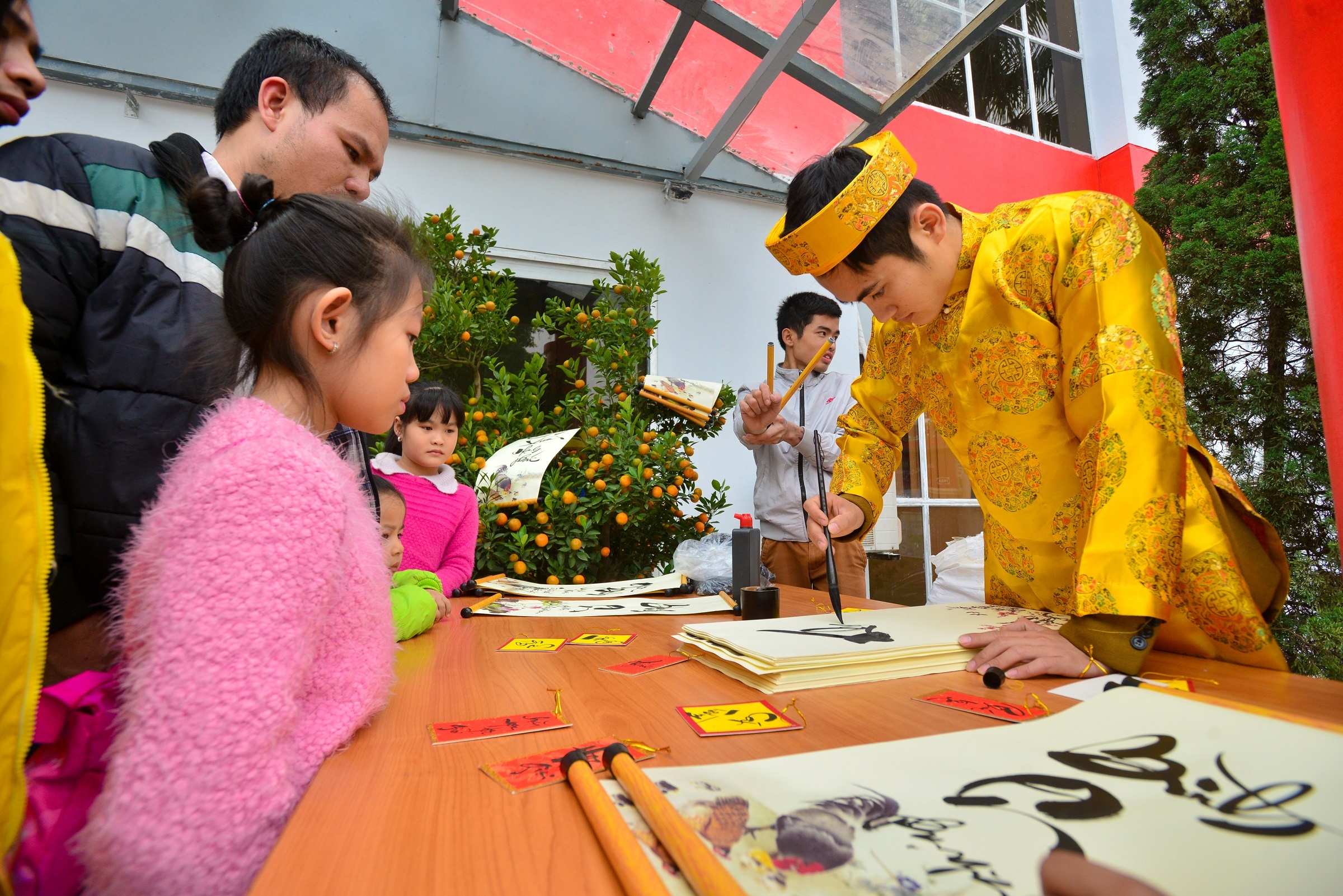 Xuan Hoa,  banh chung Tet anh 7