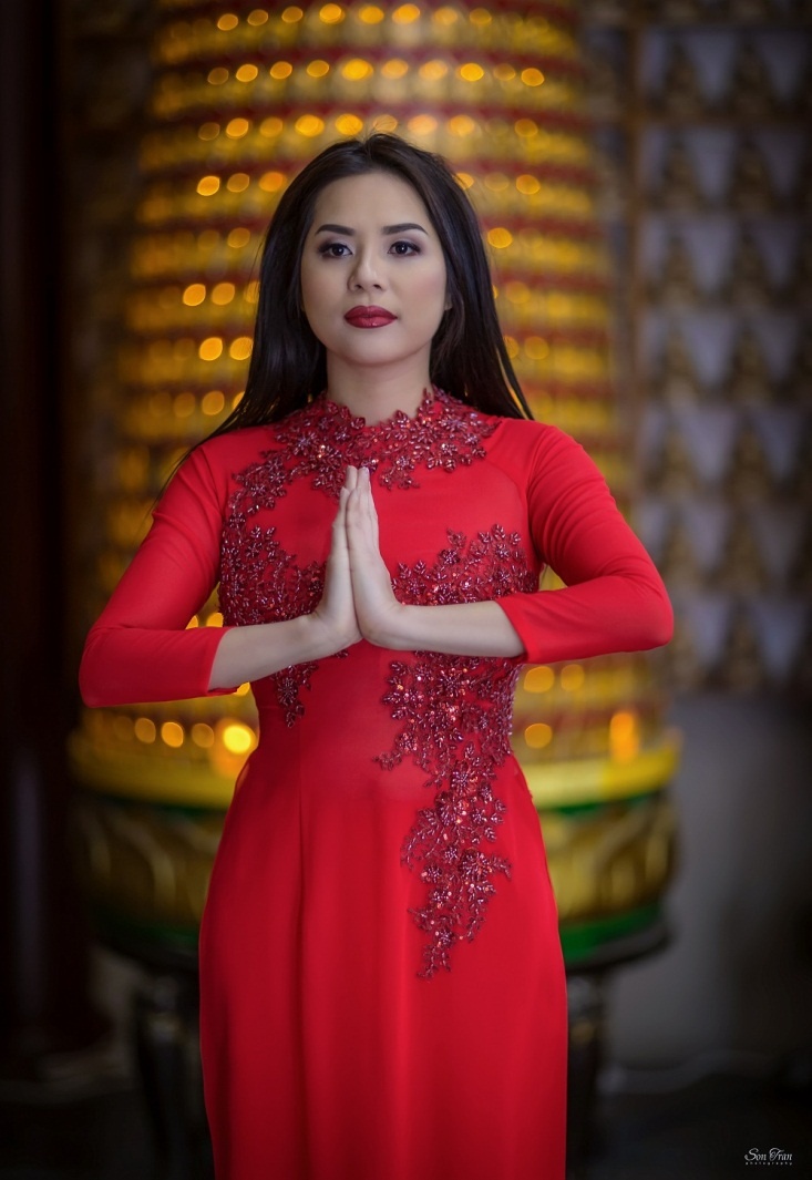 Jasmine Le,   Hoa hau Nguoi Viet The gioi 2017 anh 1