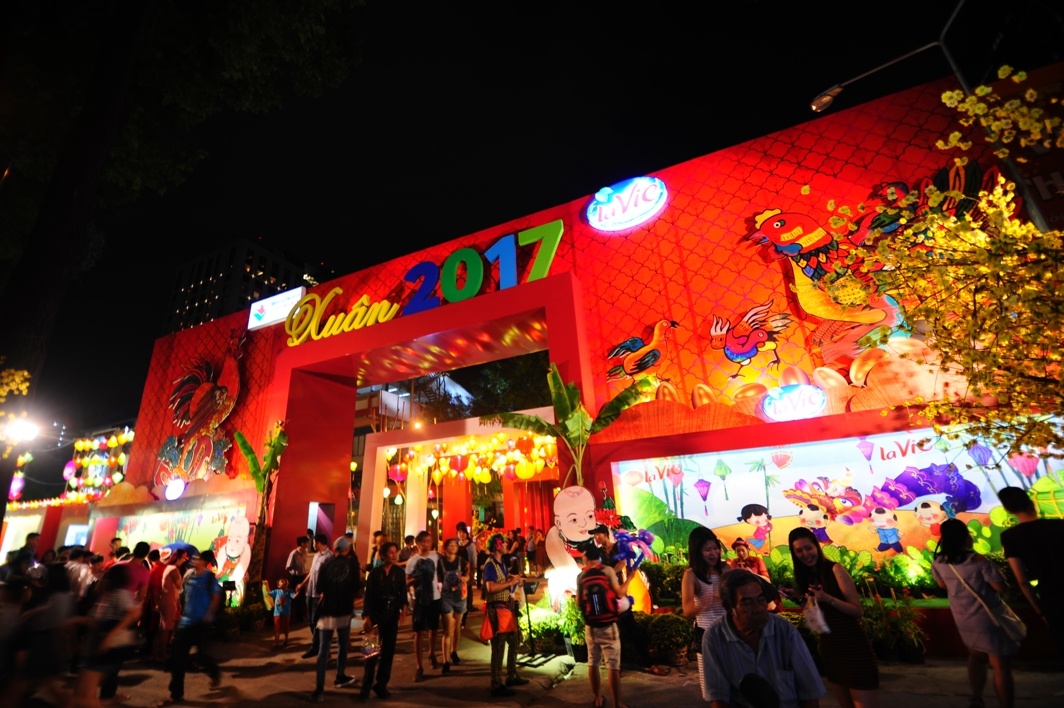 gioi tre Sai Gon check-in khong gian Tet co truyen anh 5