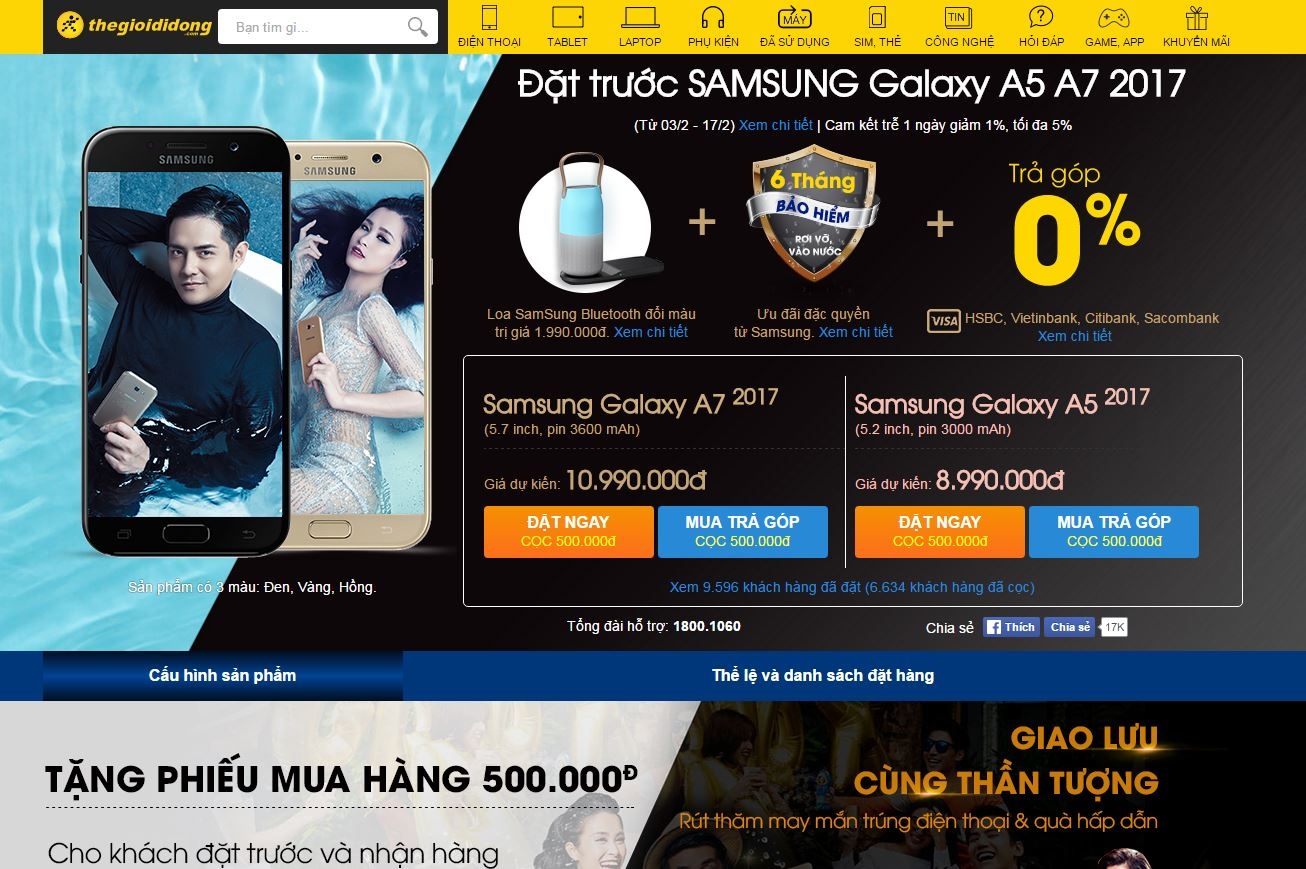 chinh thuc mo ban bo doi Galaxy A5 va A7 anh 2