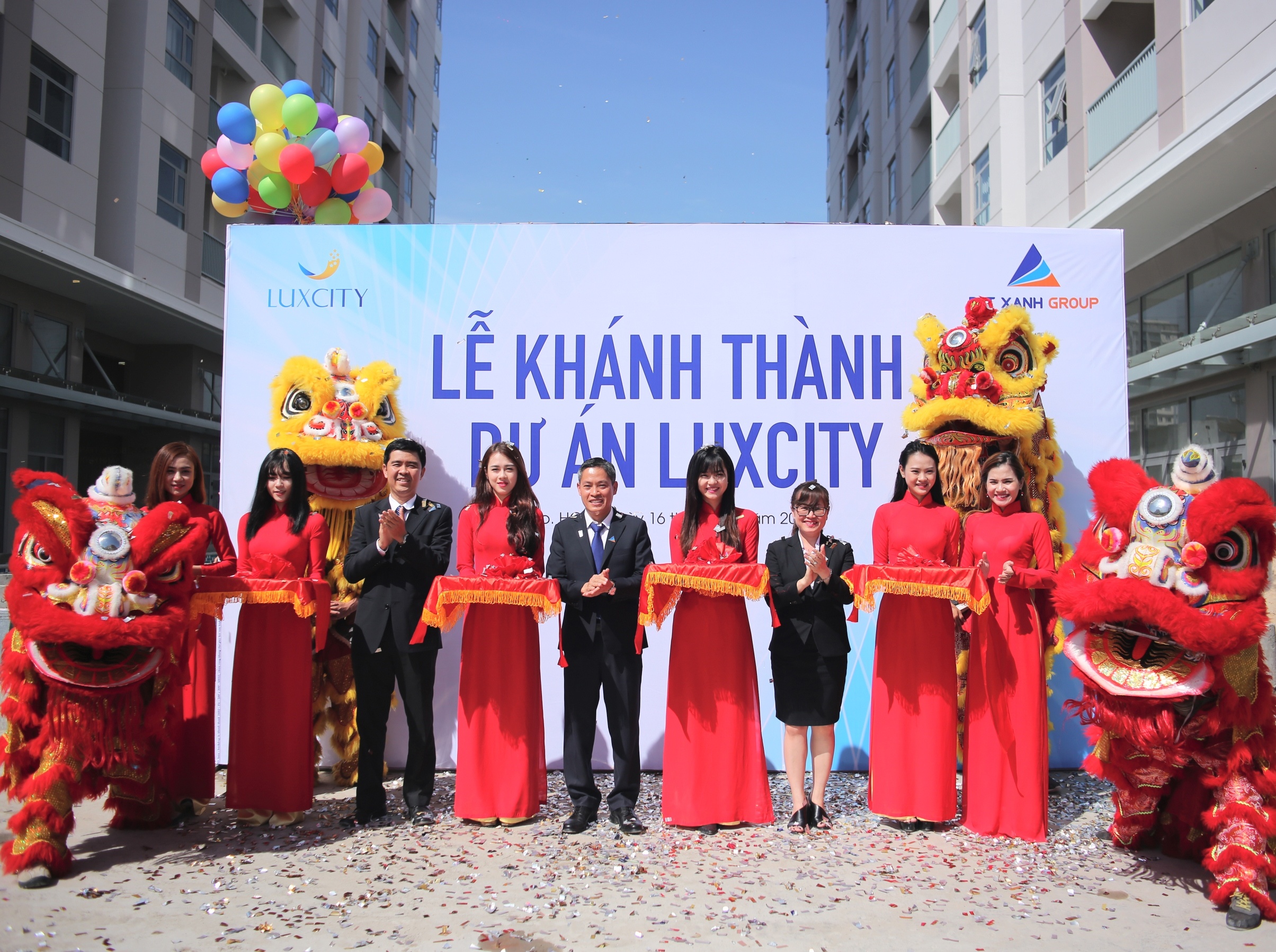 Tap doan Dat Xanh chinh thuc khanh thanh du an Luxcity hinh anh