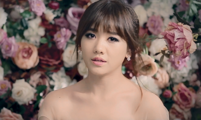 Hari Won nang tinh cung Ngo Kien Huy trong MV moi hinh anh