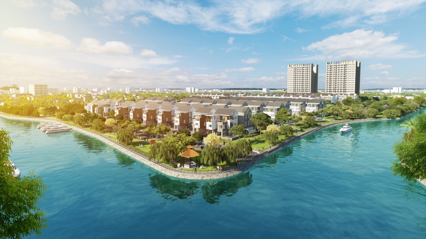 Khu compound ven song Jamona Golden Silk anh 2