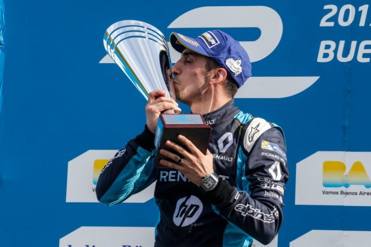 Sebastien Buemi chien thang tai giai Bueno Aires ePrix hinh anh