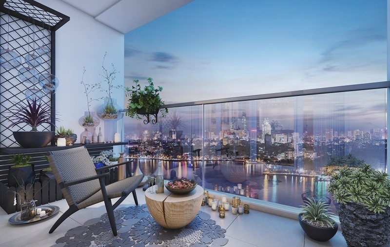 Phoi canh du an co vuon tren khong tai phia Tay Ha Noi hinh anh