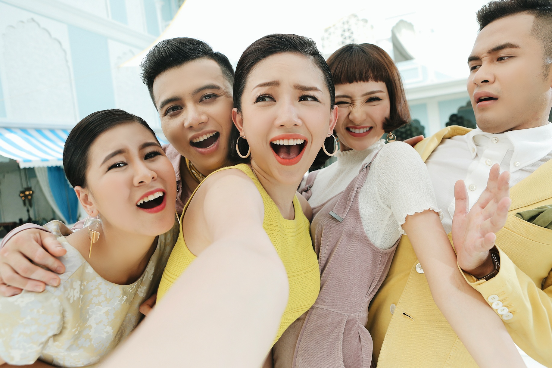 Toc Tien va hoc tro The Voice sanh dieu anh 4