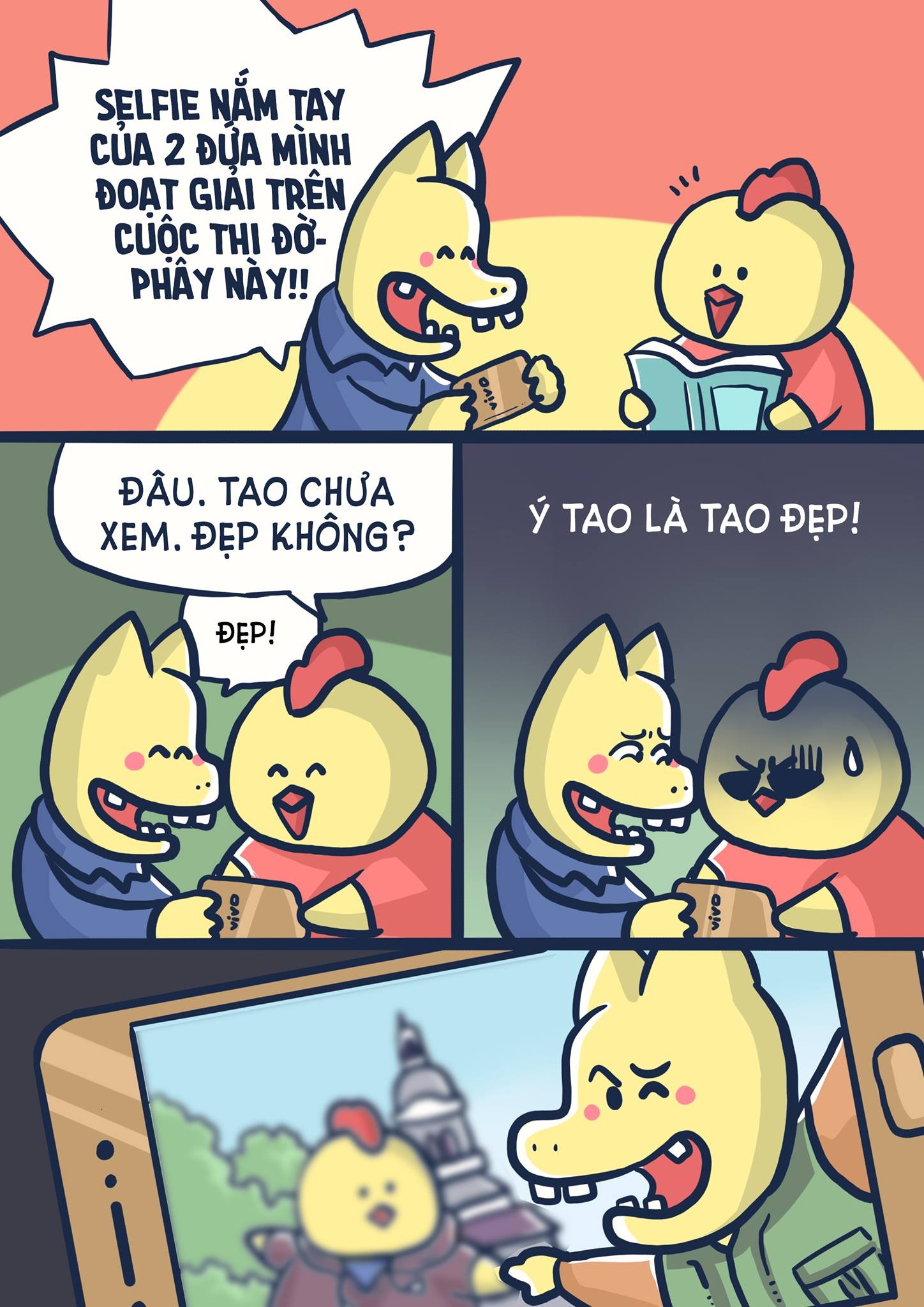 anh selfie hai huoc anh 6