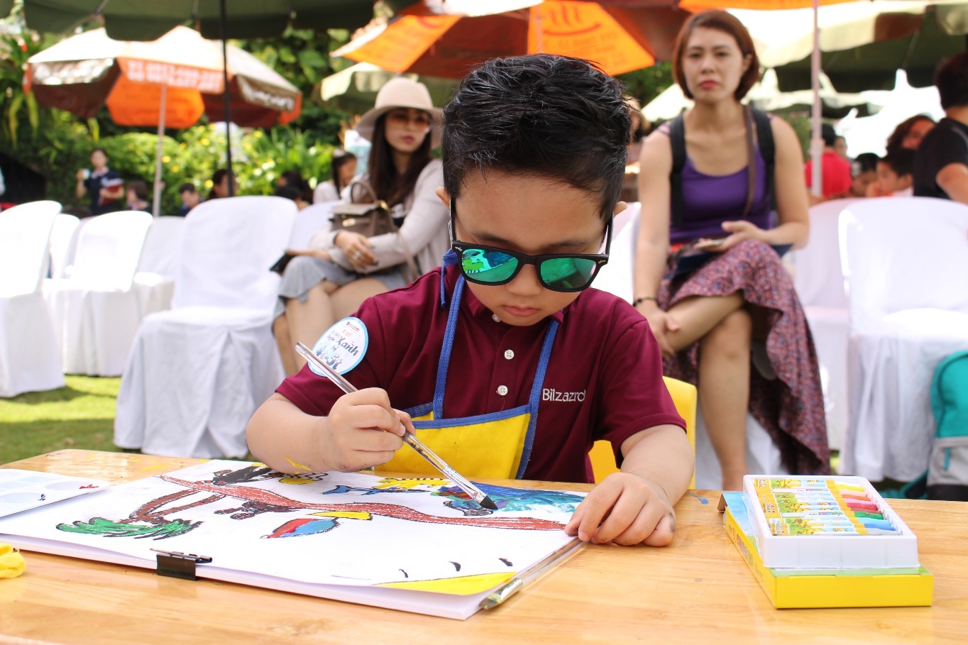 Hoi thi Tai nang sang tao xanh anh 1