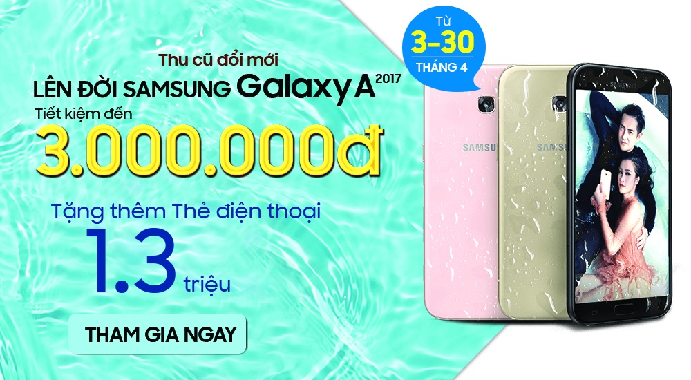 Mua Samsung A 2017 voi gia re hon 3 trieu dong tai TechOne hinh anh