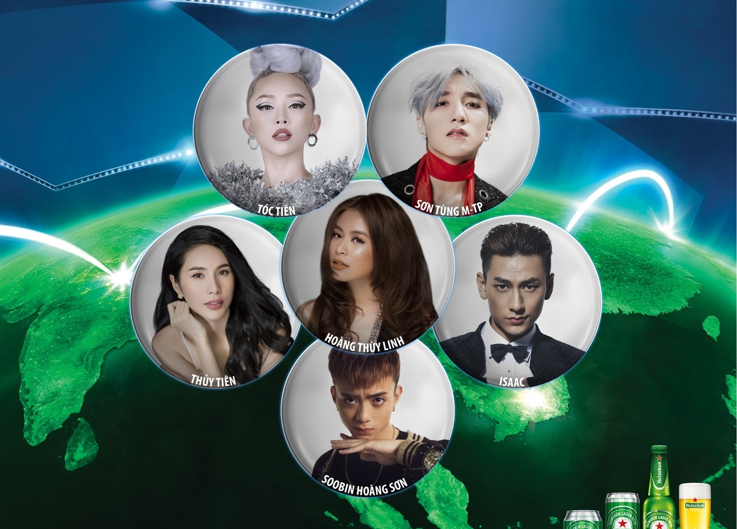 Son Tung M-TP, Toc Tien 'gop lua' don cup C1 cung Ronaldinho hinh anh