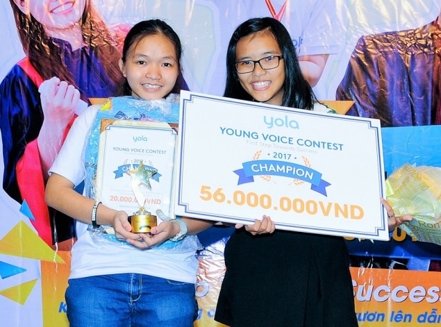 Cuoc thi hung bien tieng Anh YOLA Young Voice Contest tim ra quan quan hinh anh