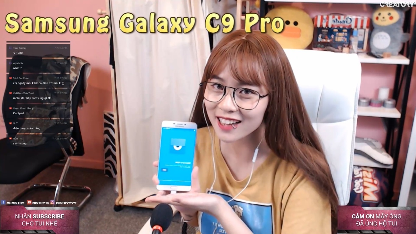 streaming e-Sports bang Galaxy C9 Pro anh 3