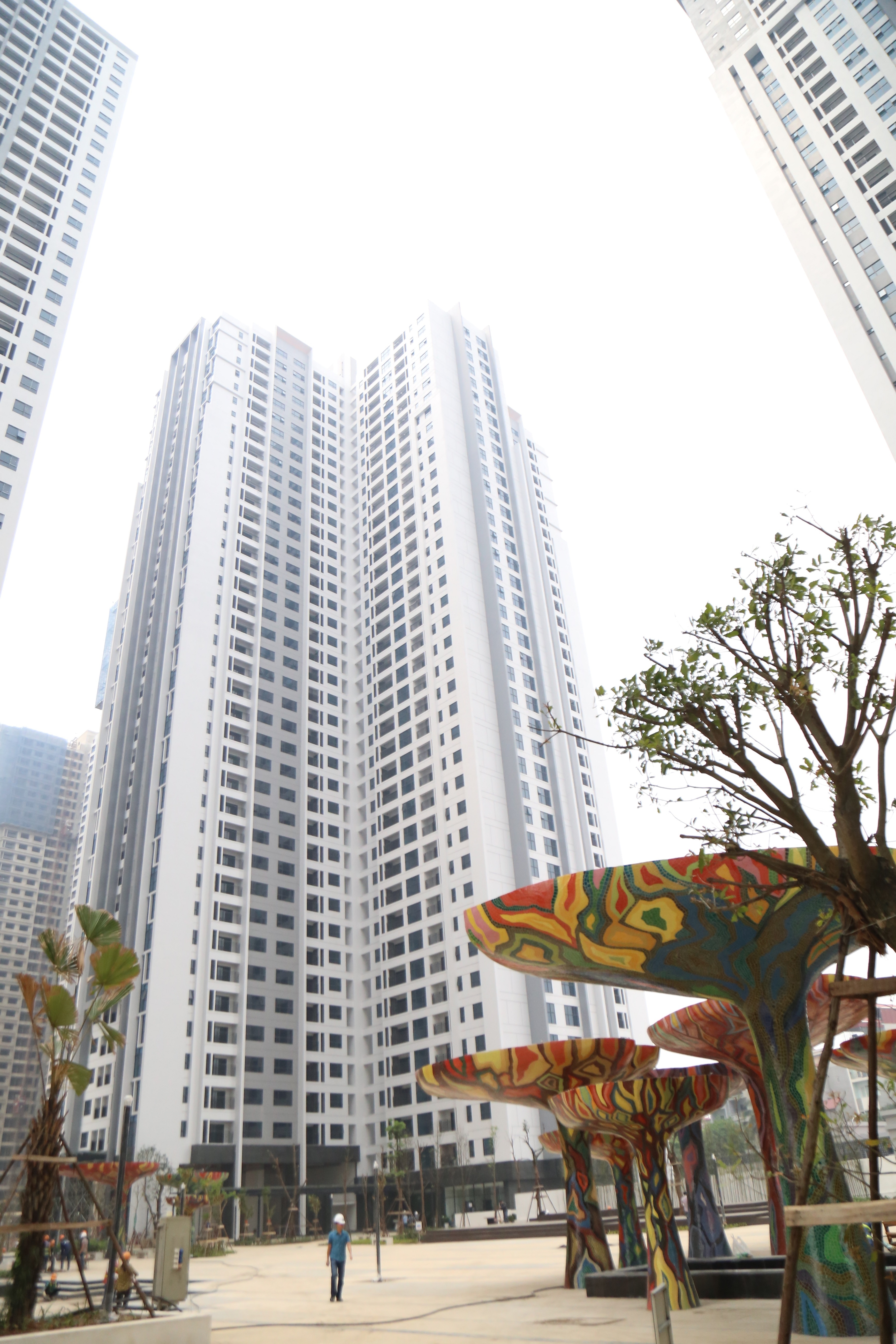 can ho cao cap sap ban giao o khu Tay Ha Noi anh 1