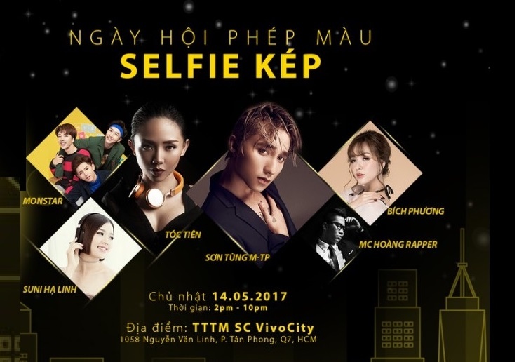 Khoi dong mua he an tuong cung Ngay hoi phep mau - selfie kep hinh anh