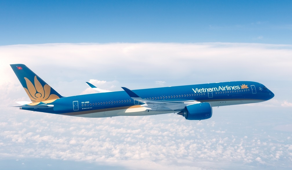 Vietnam Airlines chao don chuyen bay quoc te thu 10.000 tai Da Nang hinh anh