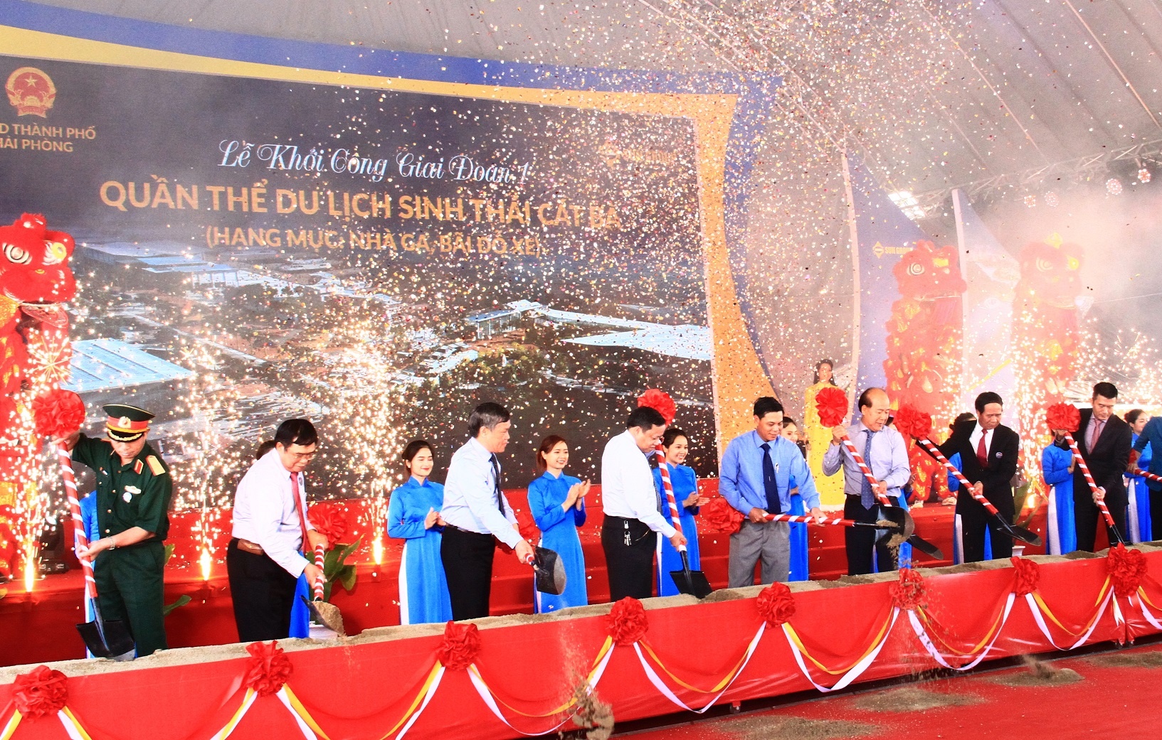 Khoi cong giai doan 1 quan the du lich sinh thai Cat Ba hinh anh