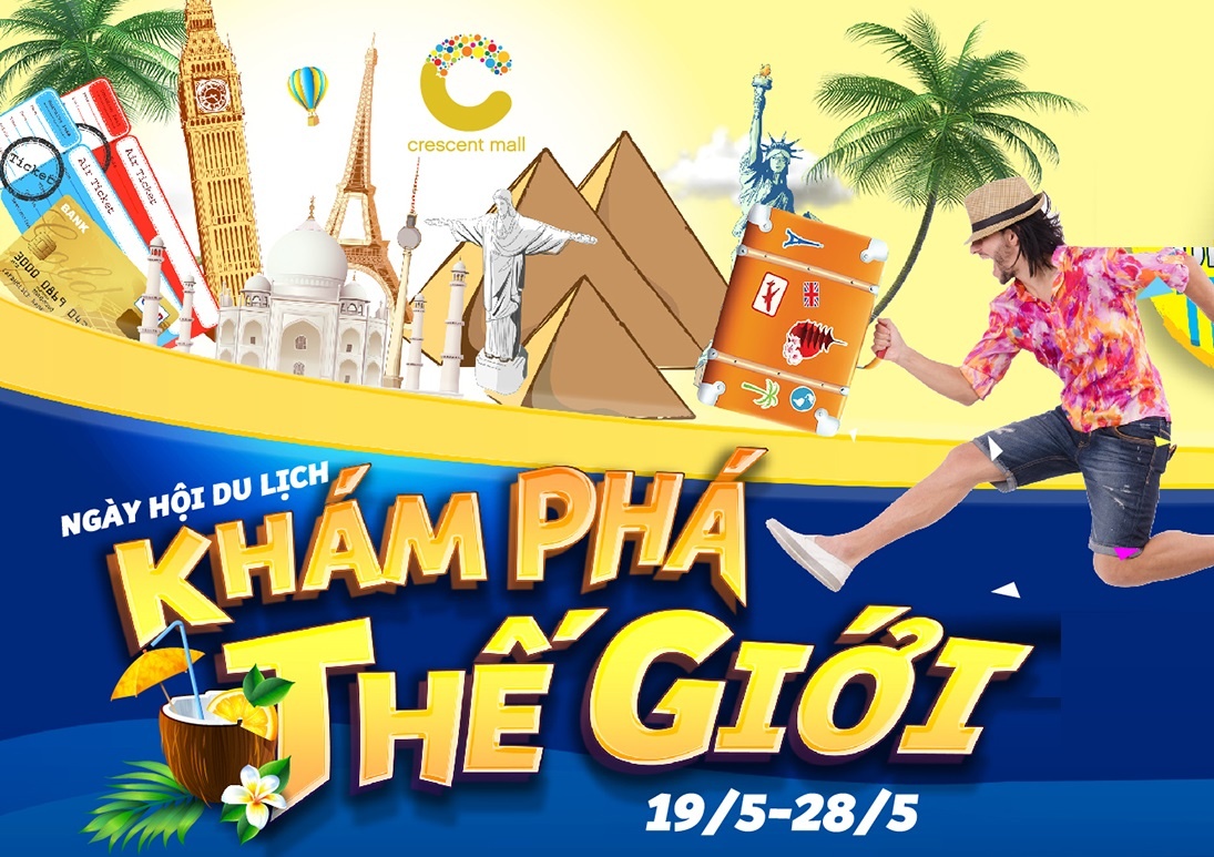 He tung bung voi ngay hoi du lich Kham pha the gioi tai Crescent Mall hinh anh