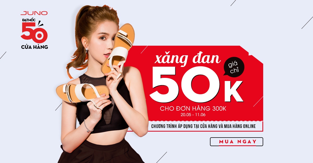 Co hoi mua sandals gia 50.000 dong tai Juno hinh anh