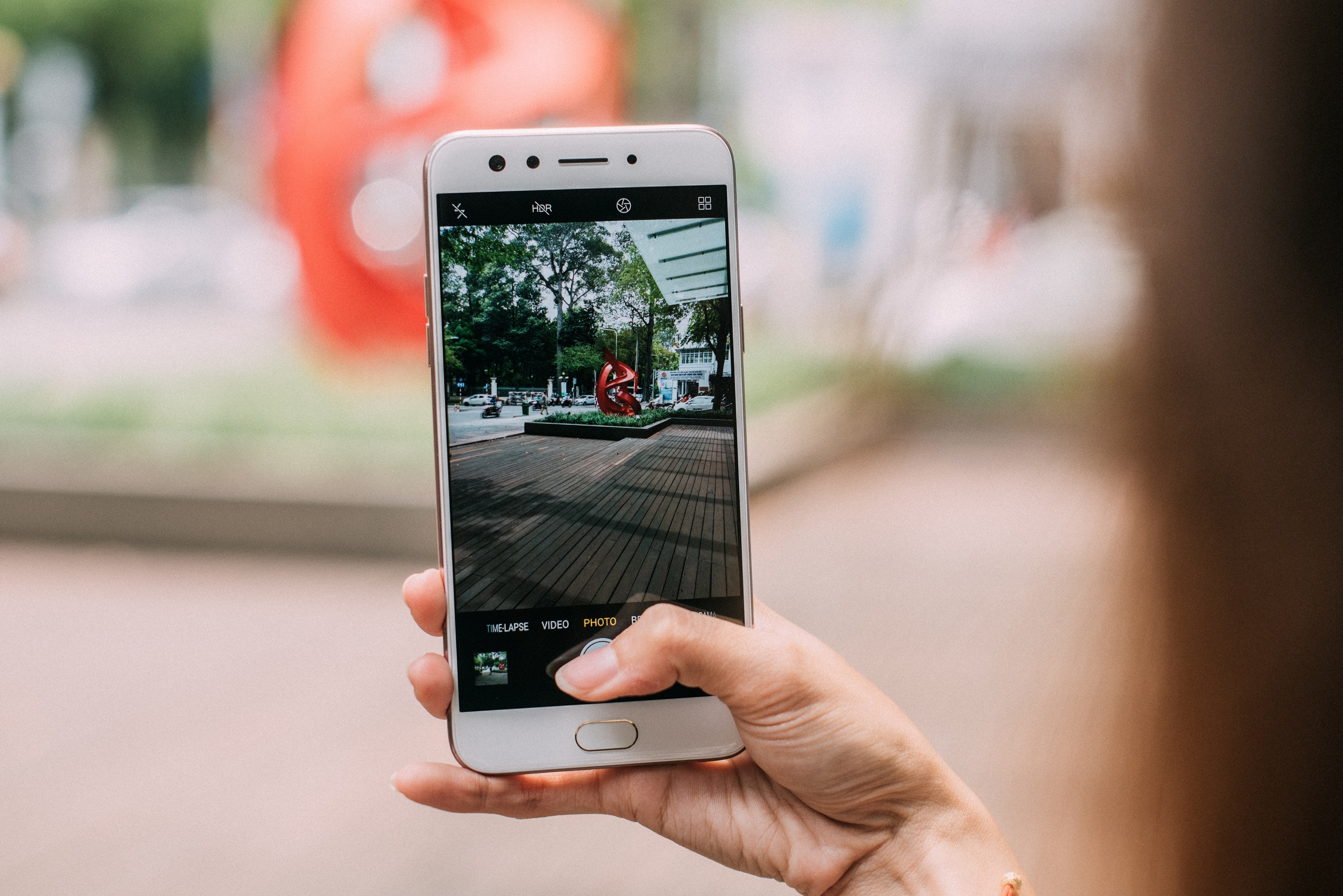 Oppo F3 giu gia ban 6,99 trieu dong, tra gop 0% hinh anh