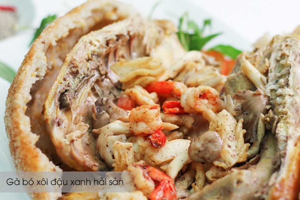 gà bó xôi ảnh 2 ga bo xoi anh 2