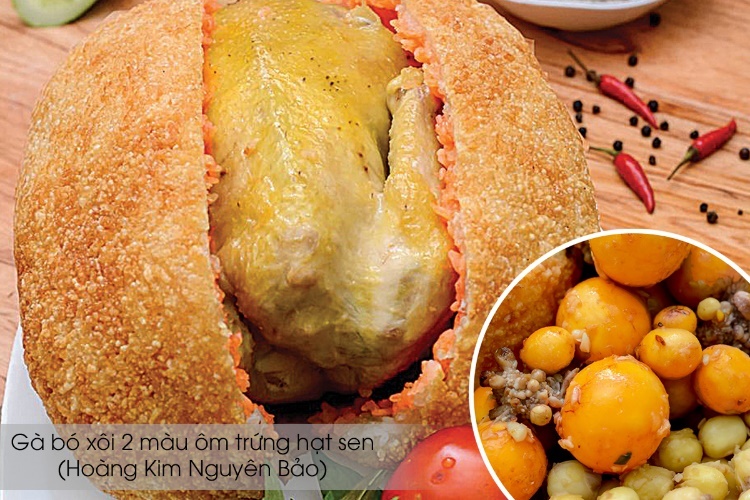 gà bó xôi ảnh 4 ga bo xoi anh 4