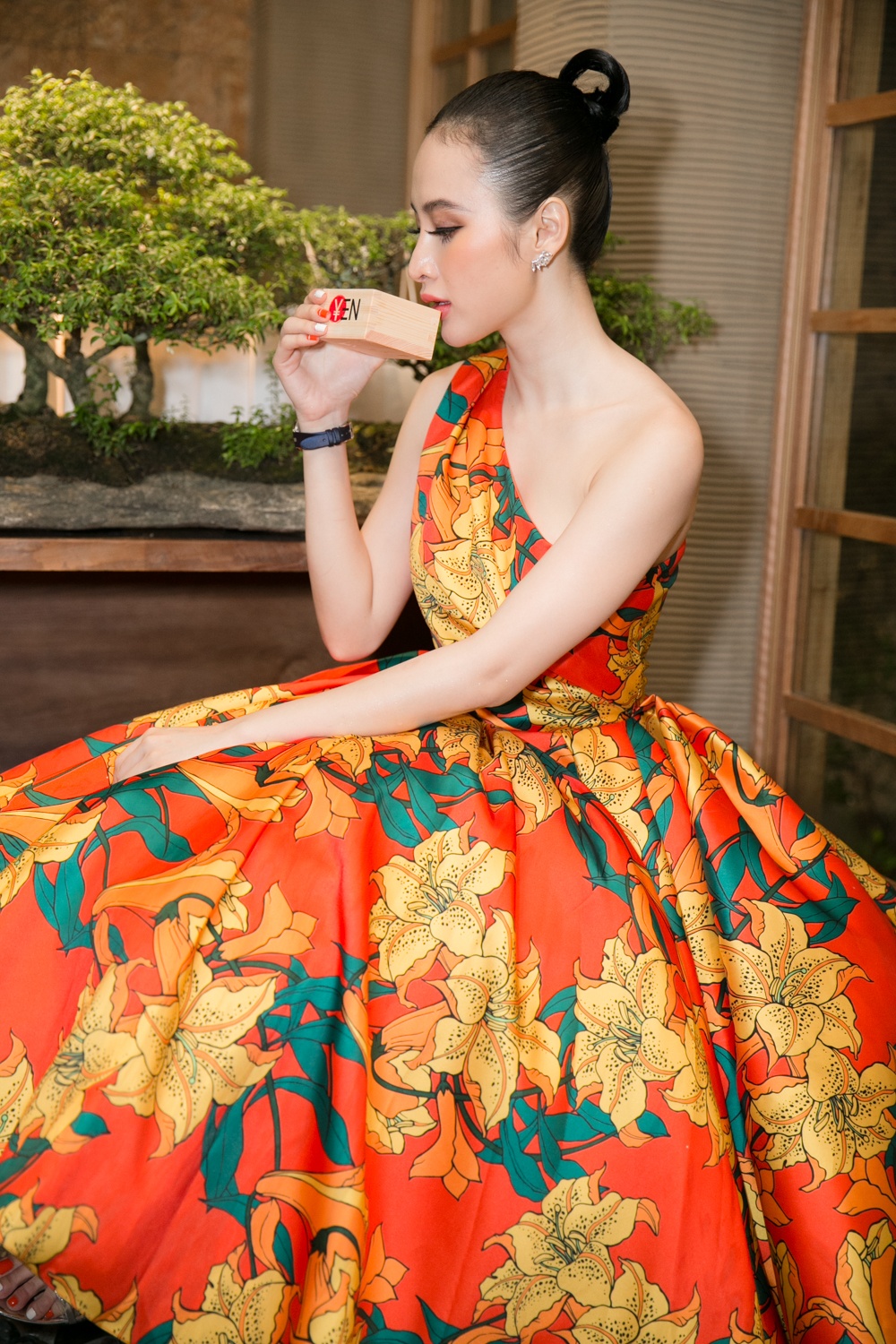 Khanh My ngot ngao trong trang phuc kimono anh 6