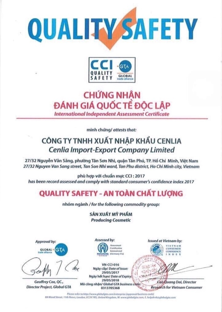 my pham Cenlia anh 1