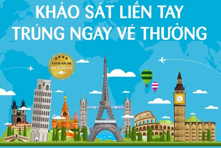 Vietnam Airlines trien khai khao sat chat luong dich vu truc tuyen hinh anh