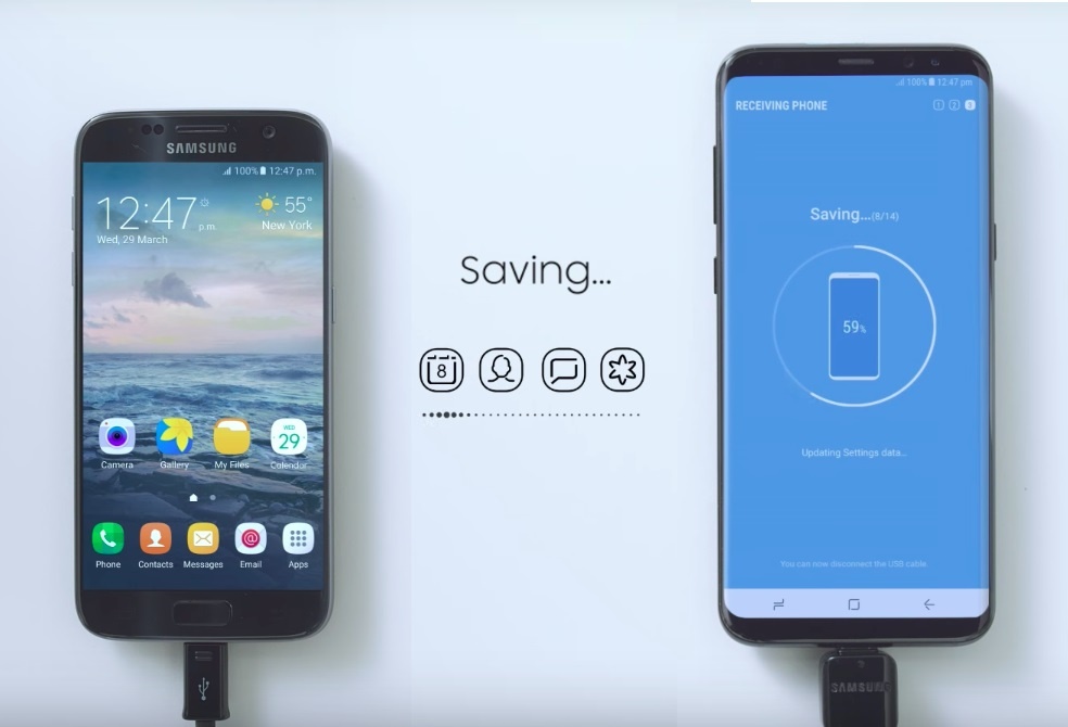 Sao chep nhanh du lieu, mat khau Wi-Fi tren Galaxy S8 hinh anh