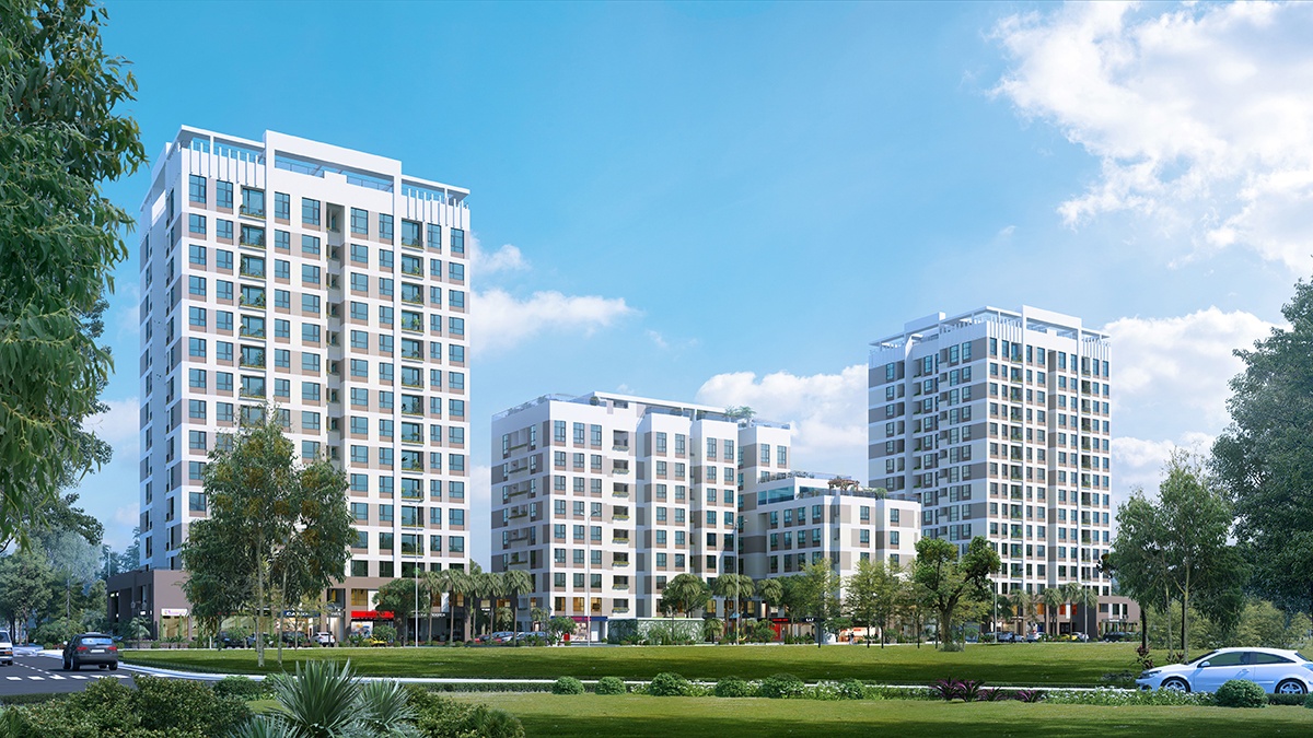 Du an can ho tai Long Bien mien lai 9 thang cho nguoi mua hinh anh