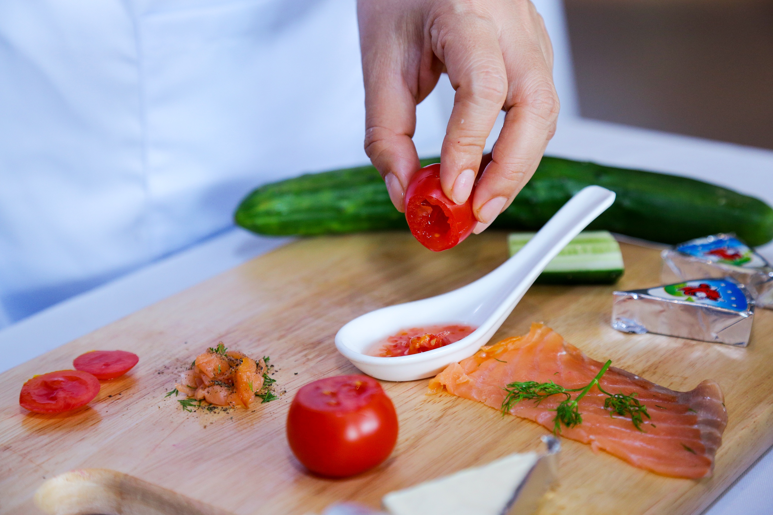 Hai mon an nhe ngon mieng voi pho mai hinh anh