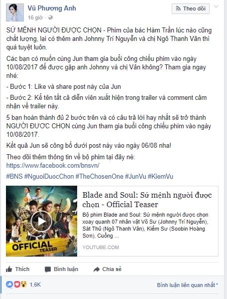 phim ngắn Blade and Soul ảnh 2 phim ngan Blade and Soul anh 2