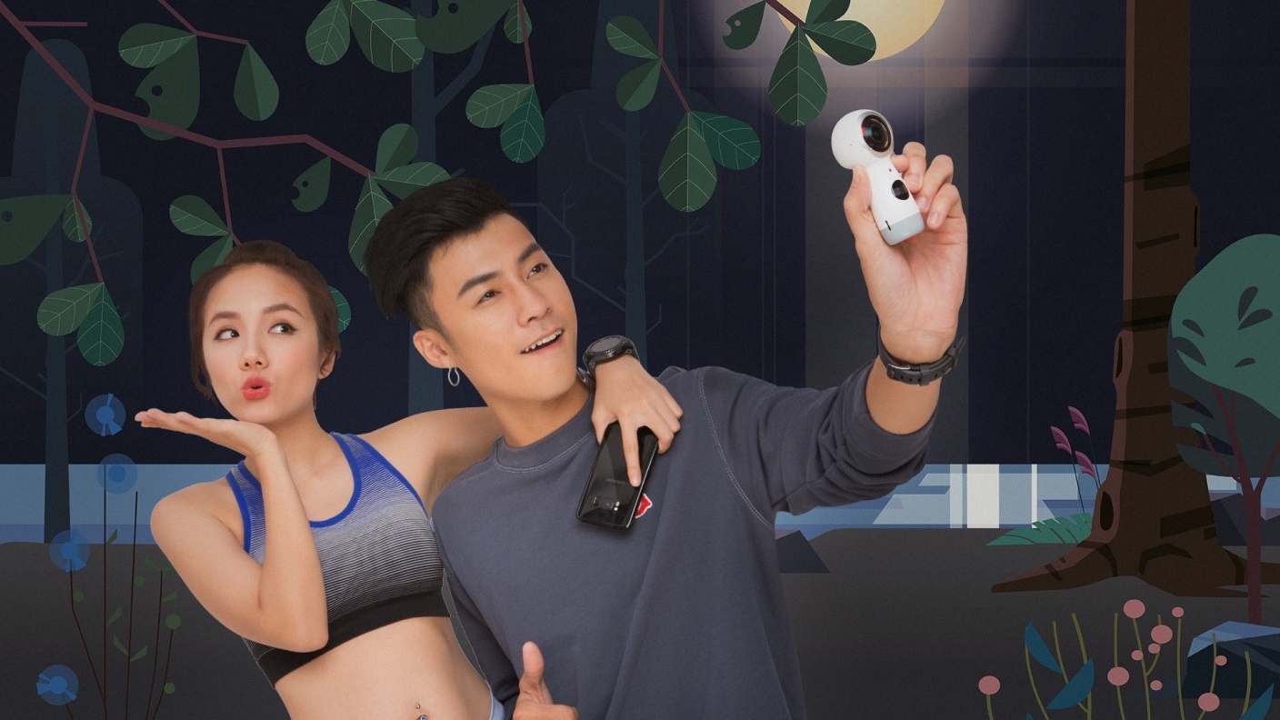 Vuong Anh Ole, Phuong Ly ru nhau livestream tren nui hinh anh