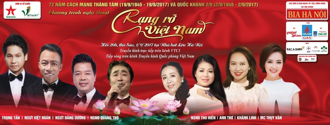 chương trình nghệ thuật Rực rỡ Việt Nam ảnh 1 chuong trinh nghe thuat Ruc ro Viet Nam anh 1