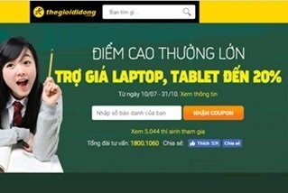 The Gioi Di Dong tro gia den 20% cho si tu mua thi 2017 hinh anh