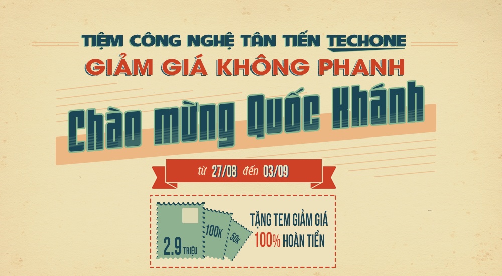 TechOne hoan tien den 2,9 trieu dong cho khach mua dien thoai dip 2/9 hinh anh