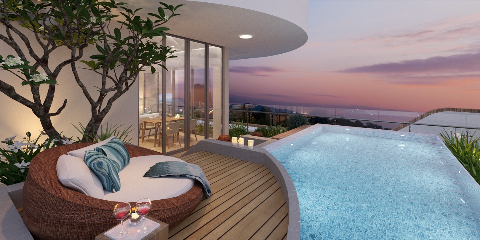 khu biệt thự hạng sang bên bờ biển Hồ Tràm ảnh 2 khu biet thu hang sang ben bo bien Ho Tram anh 2