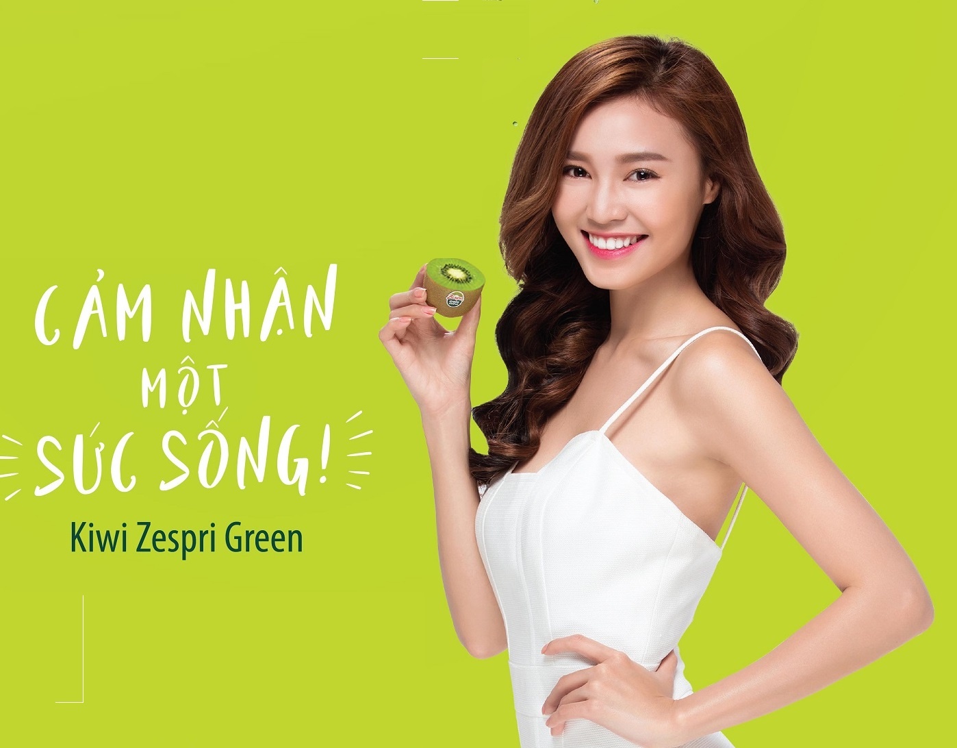 Thu thach 14 ngay dung kiwi Zespri xanh cung Ninh Duong Lan Ngoc hinh anh