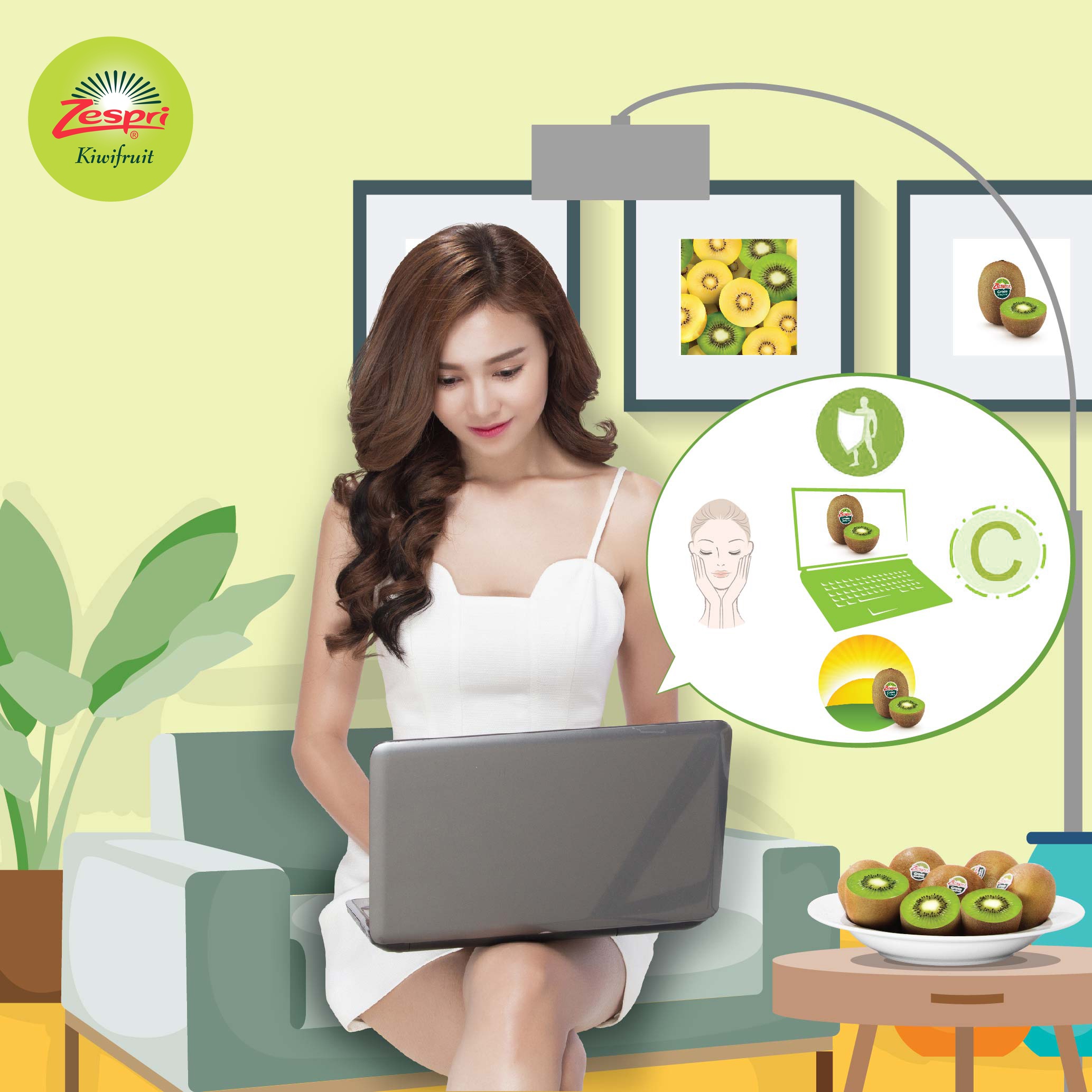 kiwi Zespri Green anh 1