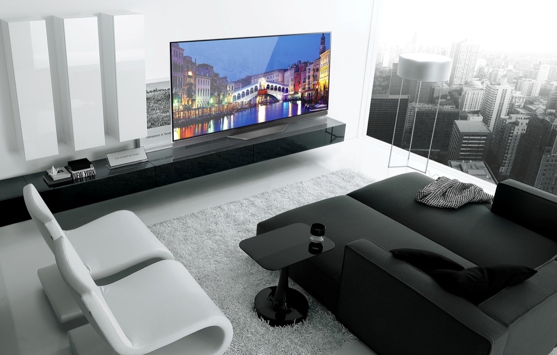 Nang cap phong khach hien dai voi TV OLED cao cap hinh anh