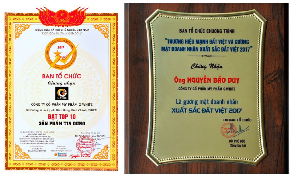 mỹ phẩm G-White ảnh 3 my pham G-White anh 3