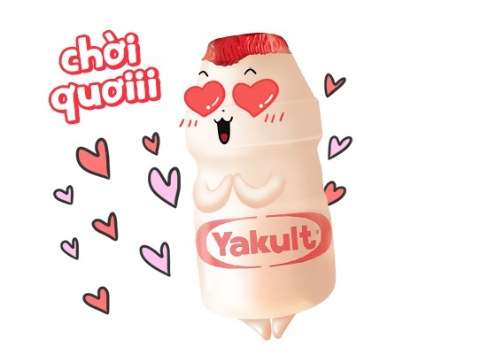 sua uong len men Yakult anh 1