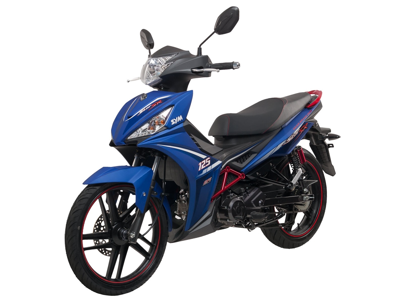 SYM ra mat mau xe con tay 125 cc hoan toan moi hinh anh