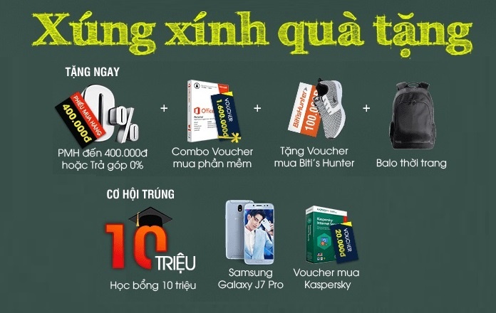 FPT Shop tang bo qua hon 10 trieu dong cho khach mua laptop hinh anh