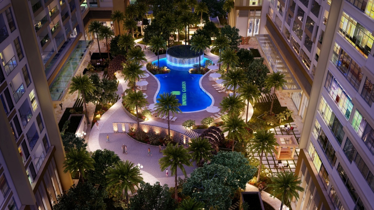 Ve dep Ha Noi trong 42 can biet thu Imperia Garden hinh anh