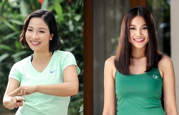 Thanh Hang, My Linh chia se bi quyet tre khoe voi '5 phut moi ngay' hinh anh