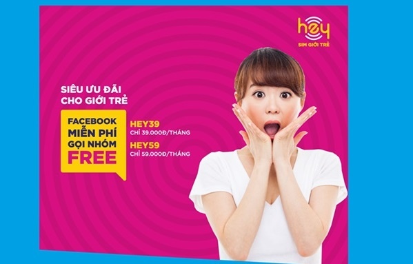 VinaPhone ra mat sim Hey! cung loat uu dai lon cho ban tre hinh anh