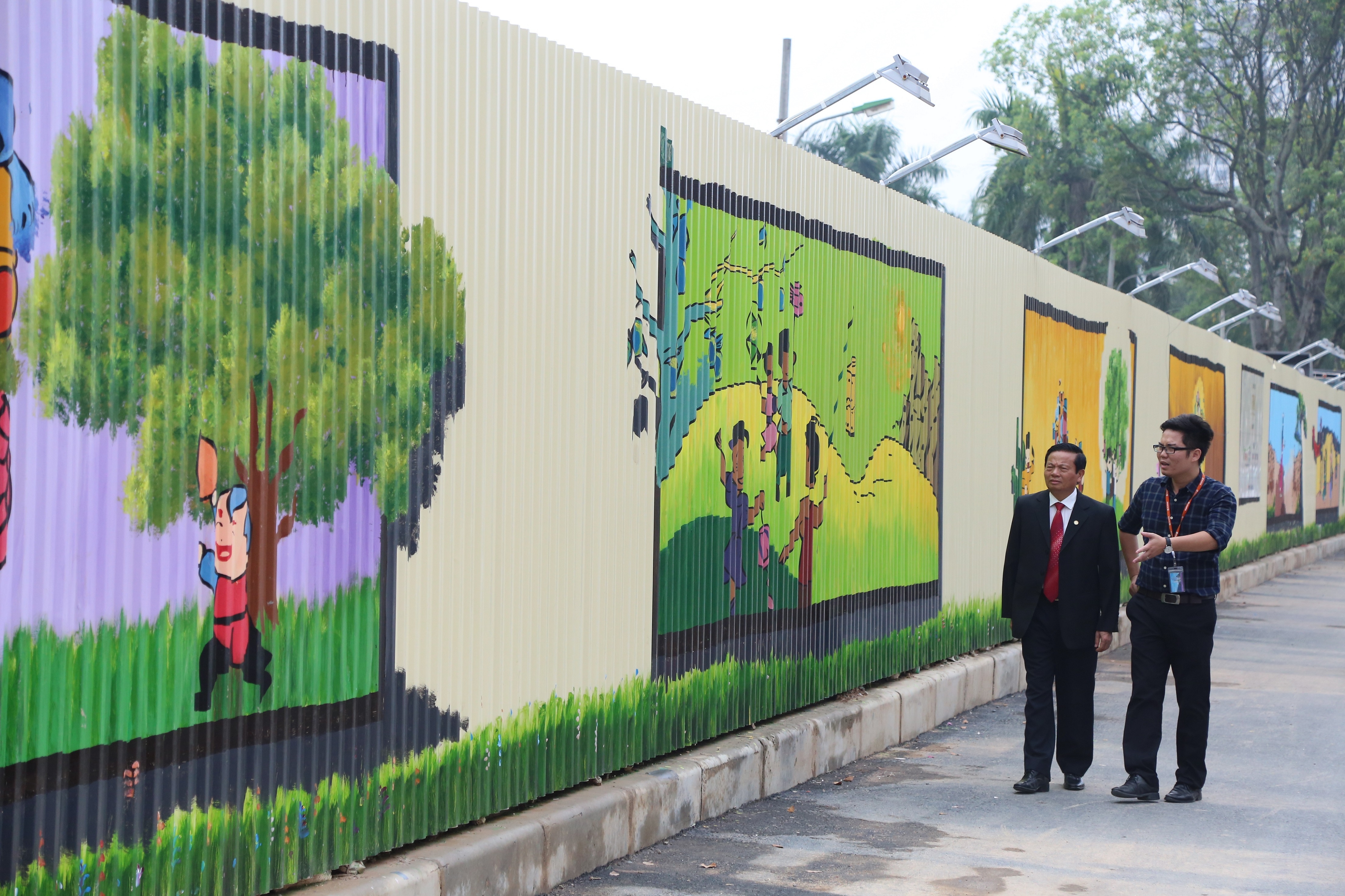 buc tranh trung thu 3D dai nhat VN anh 6