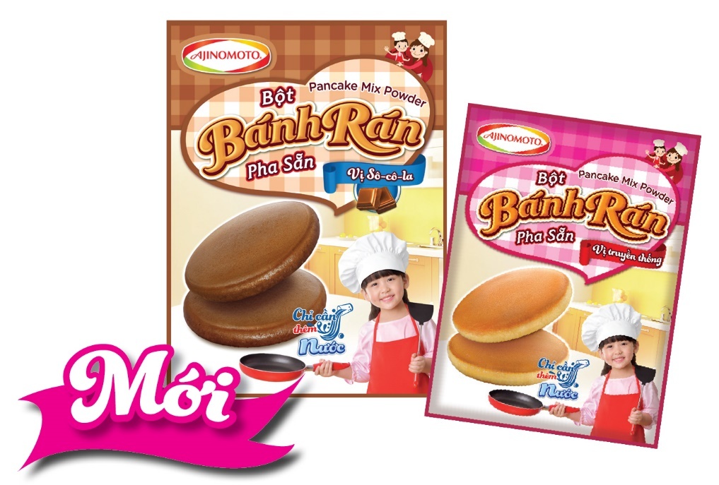 Ajinomoto Viet Nam ra mat san pham bot banh ran pha san vi chocolate hinh anh
