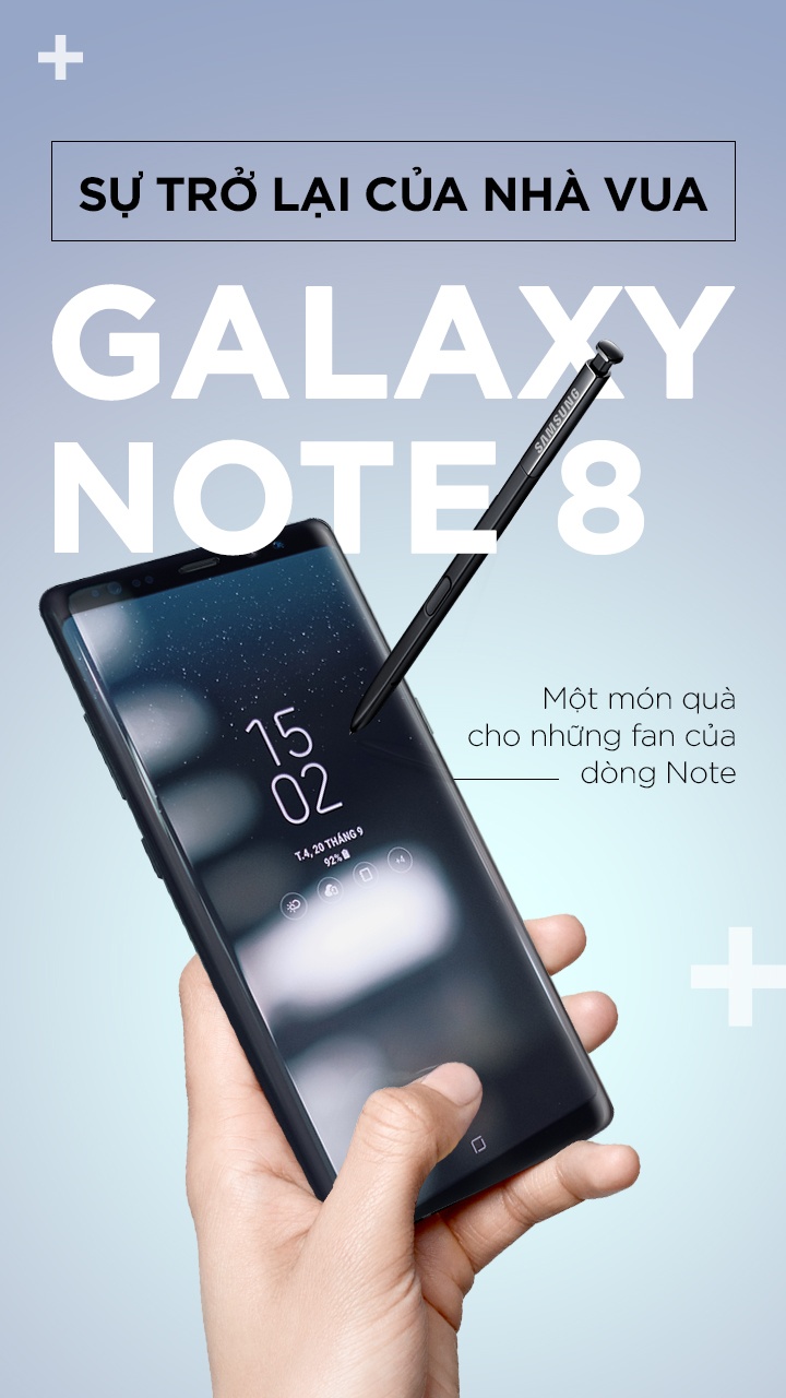 Galaxy Note 8 su tro lai cua nha vua anh 1